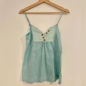 Billabong Light Blue Camisole with Button Detail